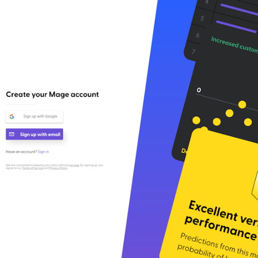 Mage Signup Page Design Photo