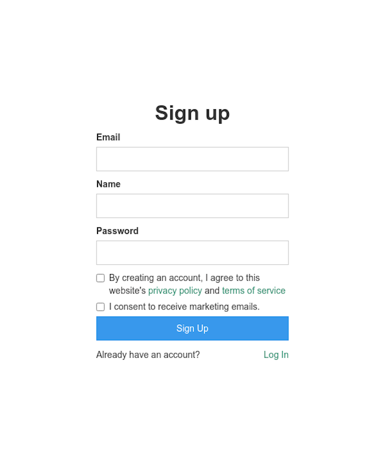 Ruul Signup Page Design Photo